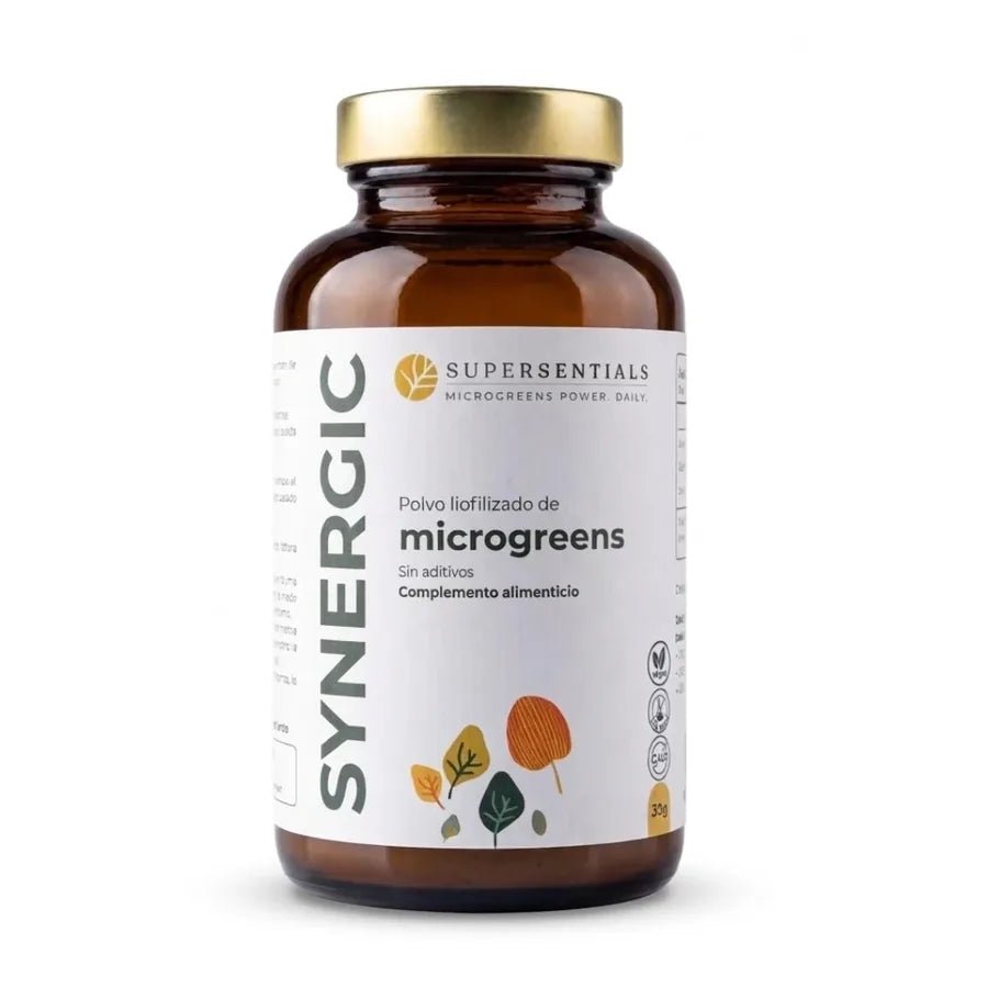 Bote de SYNERGIC, polvo liofilizado de microgreens, 30 g