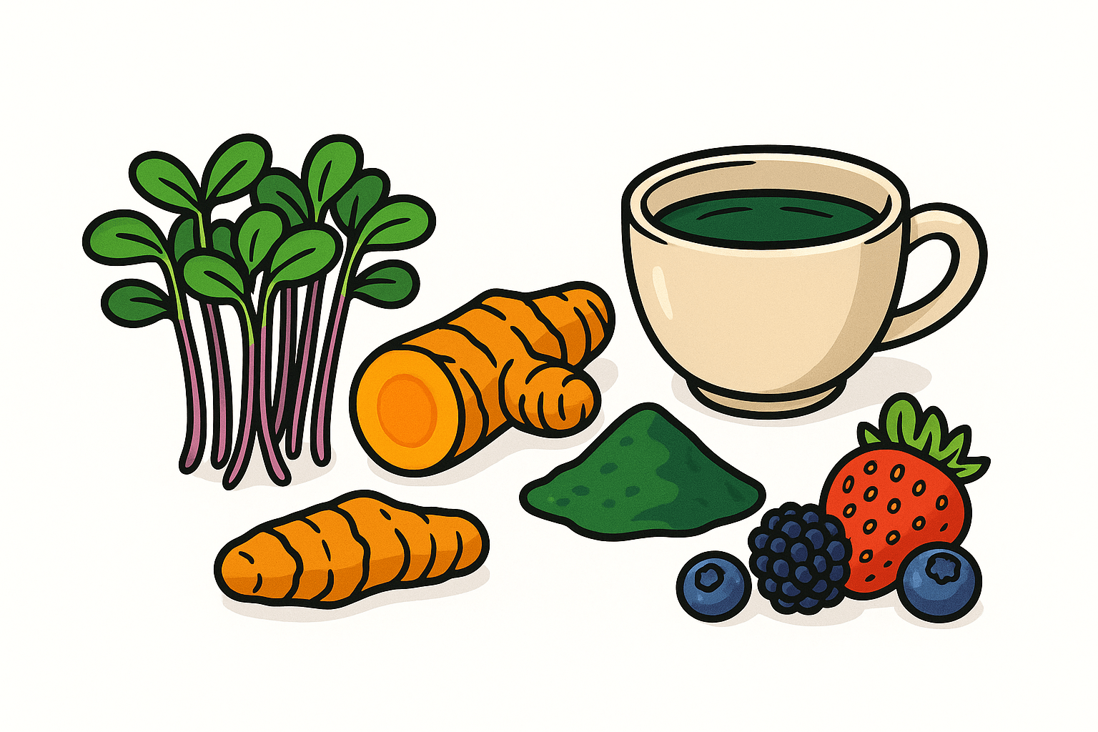 Antioxidantes: por qué los microgreens son diferentes a cualquier otro antioxidante natural - SUPERSENTIALS