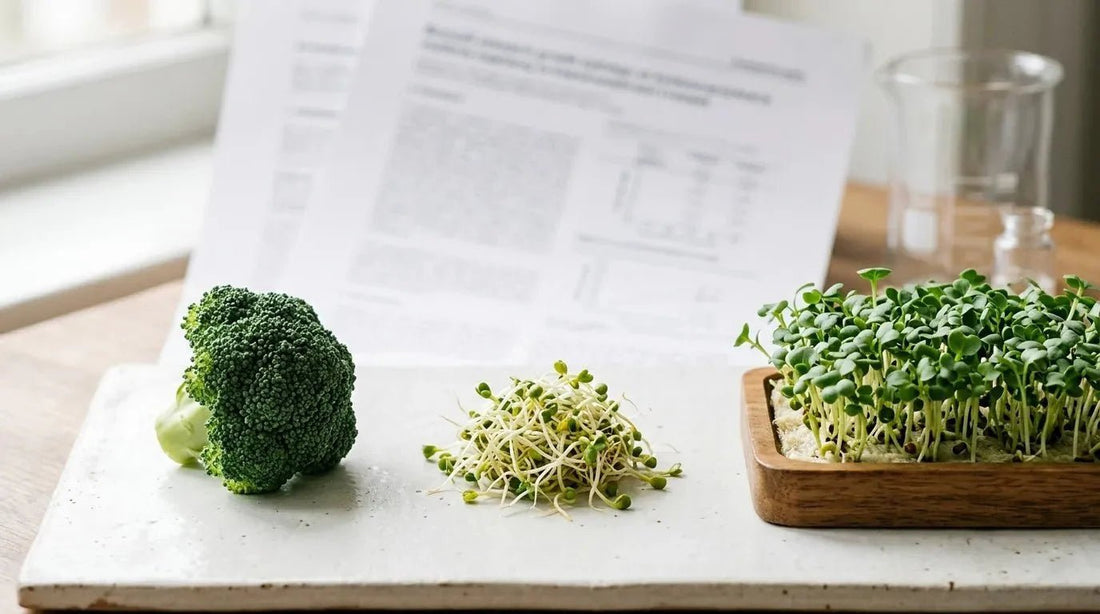 Brócoli maduro, brotes y microgreens: dónde hay más glucorafanina - Supersentials