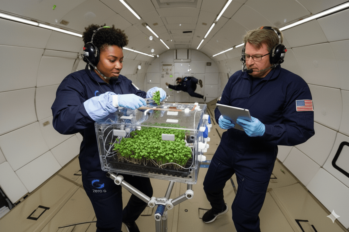 Microgreens en el espacio, nutrición en gravedad cero - SUPERSENTIALS