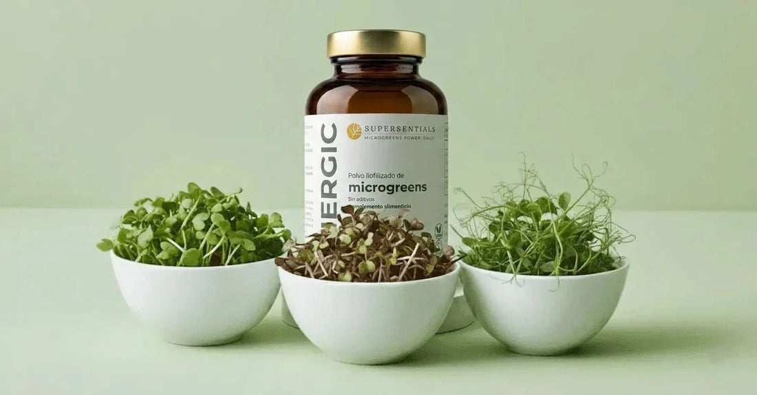 Por qué SYNERGIC está hecho de microgreens - Supersentials